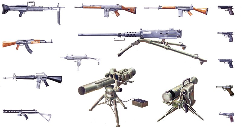 ITALERI 6421 1/35 MODERN LIGHT WEAPON SET ASKERİ SİLAH MAKETİ