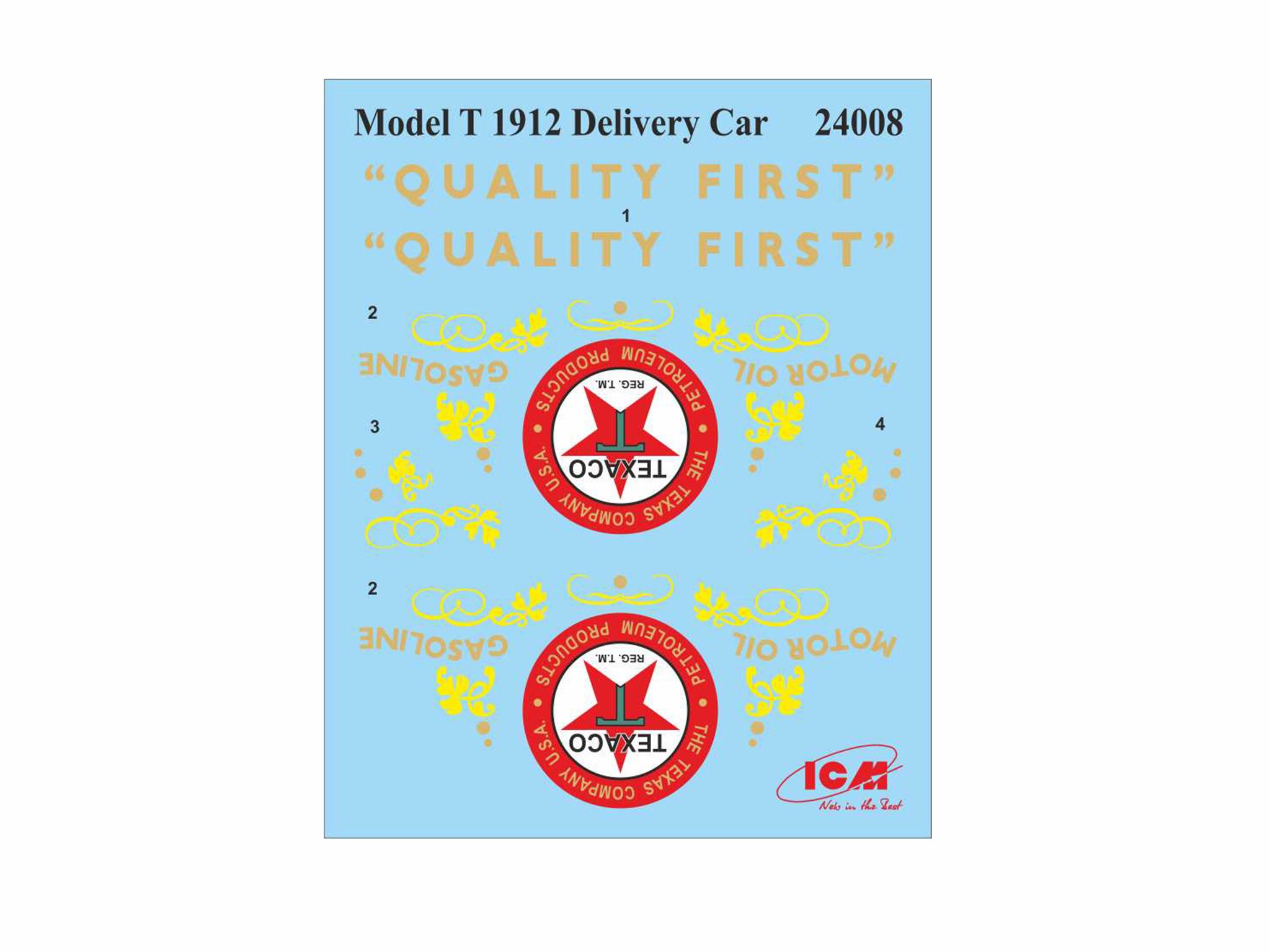 ICM 24008 1/24 FORD MODEL T 1912 TESLİMAT KAMYONU MAKETİ