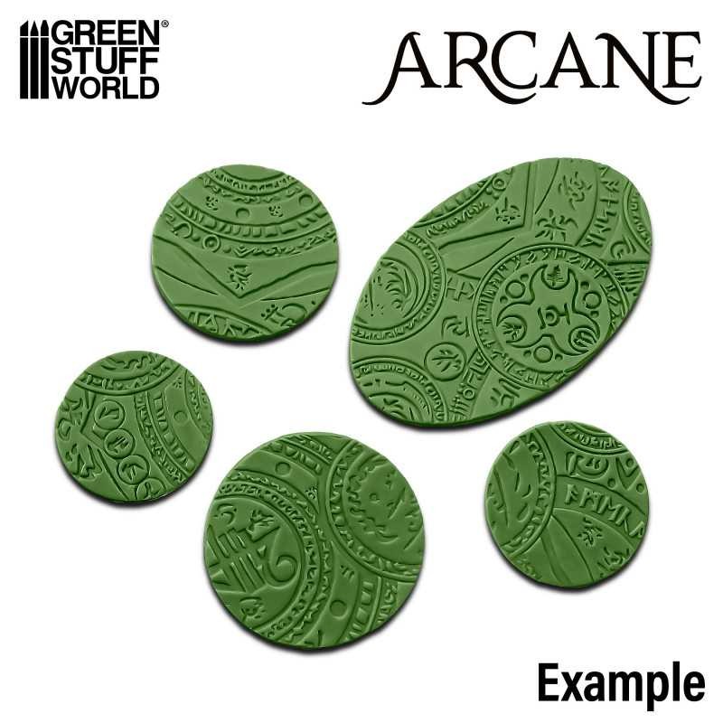 GREEN STUFF WORLD 3411 ROLLİNG PİN Arcane – Arcane DESENLİ ZEMİN RULOSU