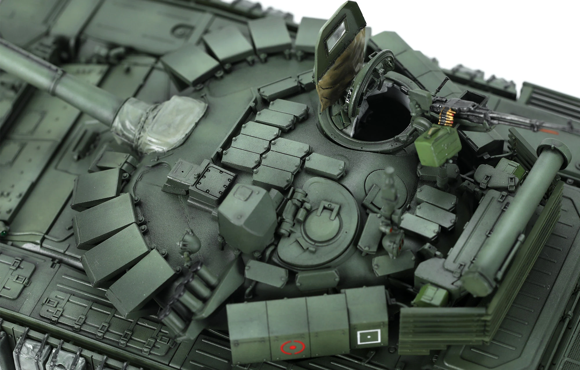 MENG TS-053 1/35 RUSSIAN MAIN BATTLE TANK T-72B3M w/ KMT-8 MINE CLEARING SYSTEM RUS TANK MAKETİ