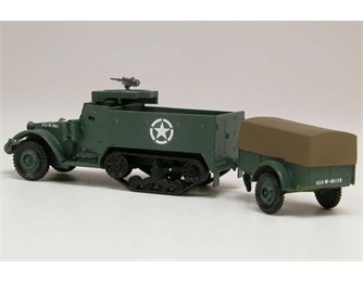 Airfix 02318 1/76 American Half Track M3 ASKERİ KARA ARACI MAKETİ