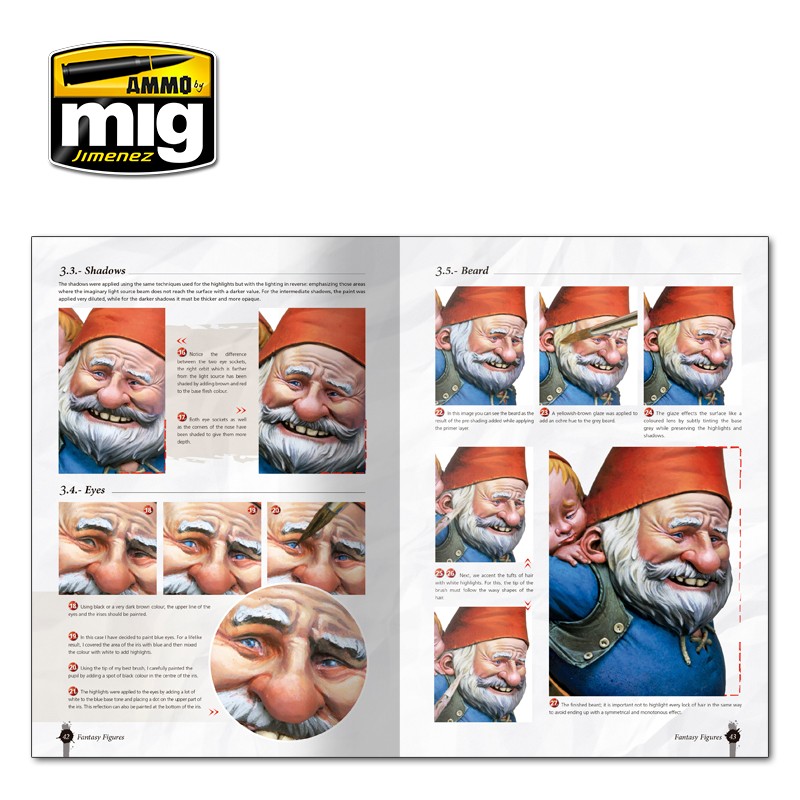 AMMO MIG 6125 Painting Secrets for Fantasy Figures English FİGÜR BOYAMA TEKNİKLERİ KİTABI