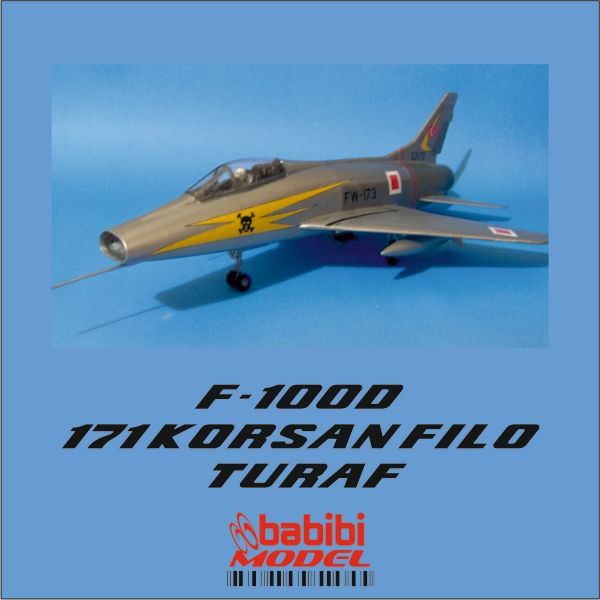 BABİBİ MODEL DAT - 01111 1/48 F-100D 171.KORSAN FİLO DEKAL SETİ