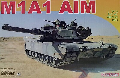 DRAGON 7614 1/72 M1A1 AIM MODERN AMERİKAN TANK MAKETİ