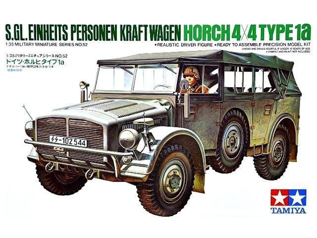 TAMIYA 35052 1/35 HORCH 4X4 TYPE1A ALMAN ASKERİ ARAÇ MAKETİ