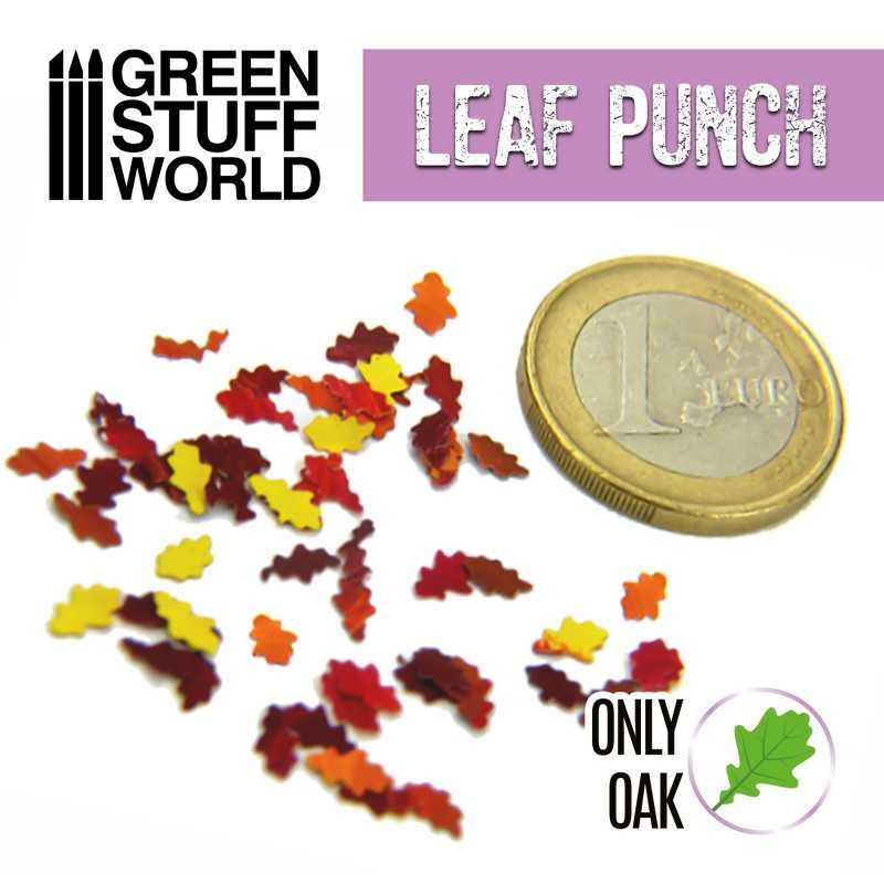 GREEN STUFF WORLD 1347 Miniature Leaf Punch LIGHT PURPLE - MEŞE YAPRAĞI ZIMBASI