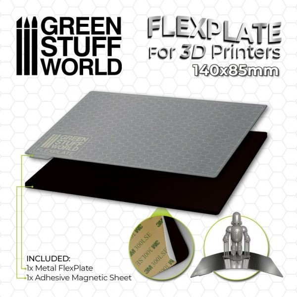 GREEN STUFF WORLD 3085 FLEXPLATES FOR 3D PRİNTERS – 140X85MM