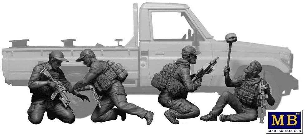 MASTER BOX 1/35 35207 Figure “Danger Close”. Special Operations Team, Present Day