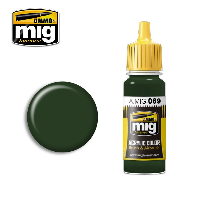 AMMO MIG 0069 BLUE GREEN MAKET BOYASI