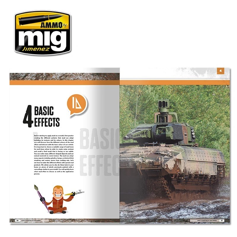 AMMO MIG 6210 MODELLING SCHOOL - HOW TO MAKE MUD IN YOUR MODELS (English) MAKETLERDE ÇAMUR YAPMA TEKNİKLERİ KİTABI