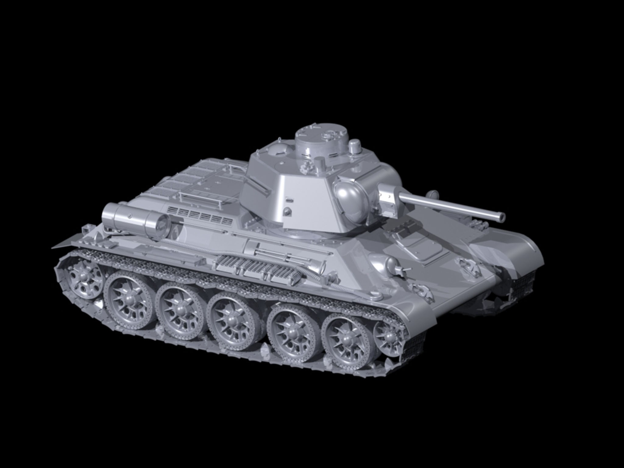 ICM 35366 1/35 T-34/76 SOVYET TANK MAKETİ