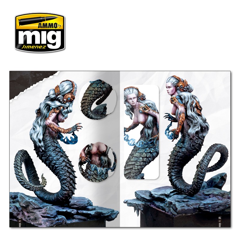 AMMO MIG 6125 Painting Secrets for Fantasy Figures English FİGÜR BOYAMA TEKNİKLERİ KİTABI