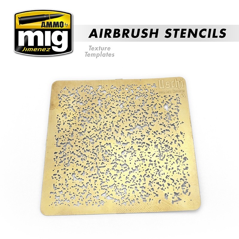 AMMO MIG 8035 Airbrush Stencil  ASİT İNDİRME EFEKT ŞABLONLARI