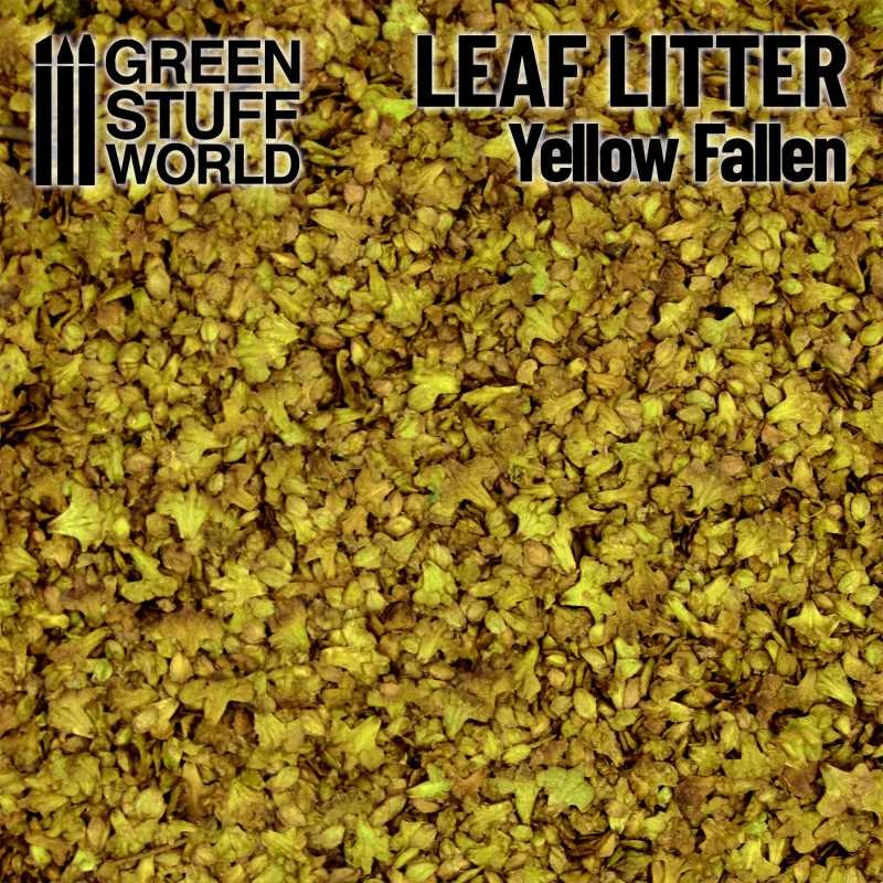 GREEN STUFF WORLD 3480 Leaf Litter - FALLEN YELLOW KULLANIMA HAZIR YAPRAK