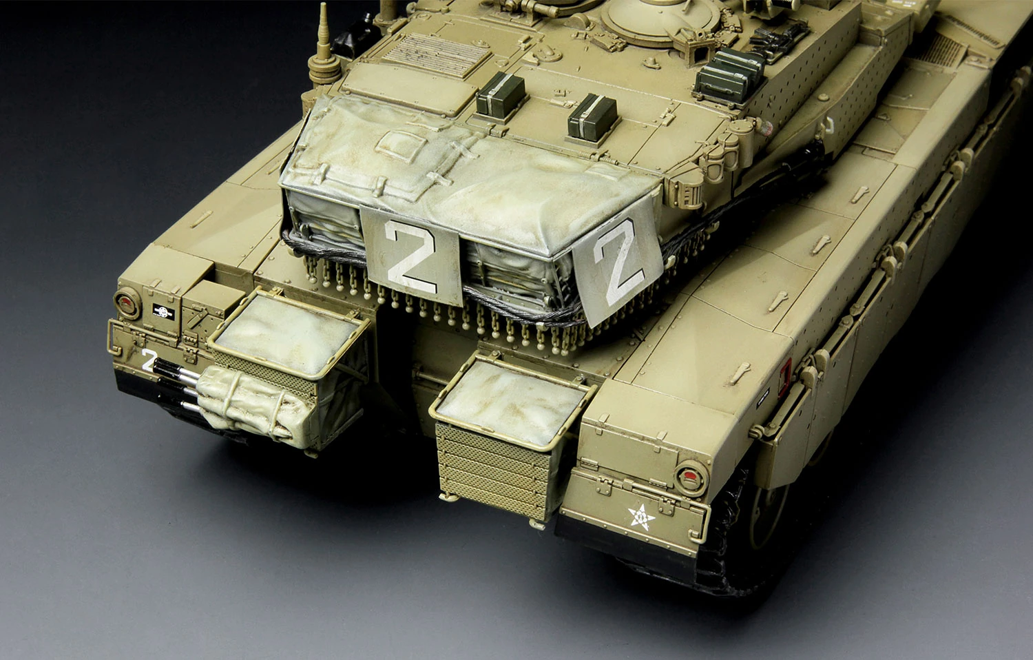 MENG TS-005 1/35 ISRAEL MAIN BATTLE TANK MERKAVA Mk.3 BAZ w/NOCHRI DALET MINE ROLLER SYSTEM İSRAİL TANK MAKETİ