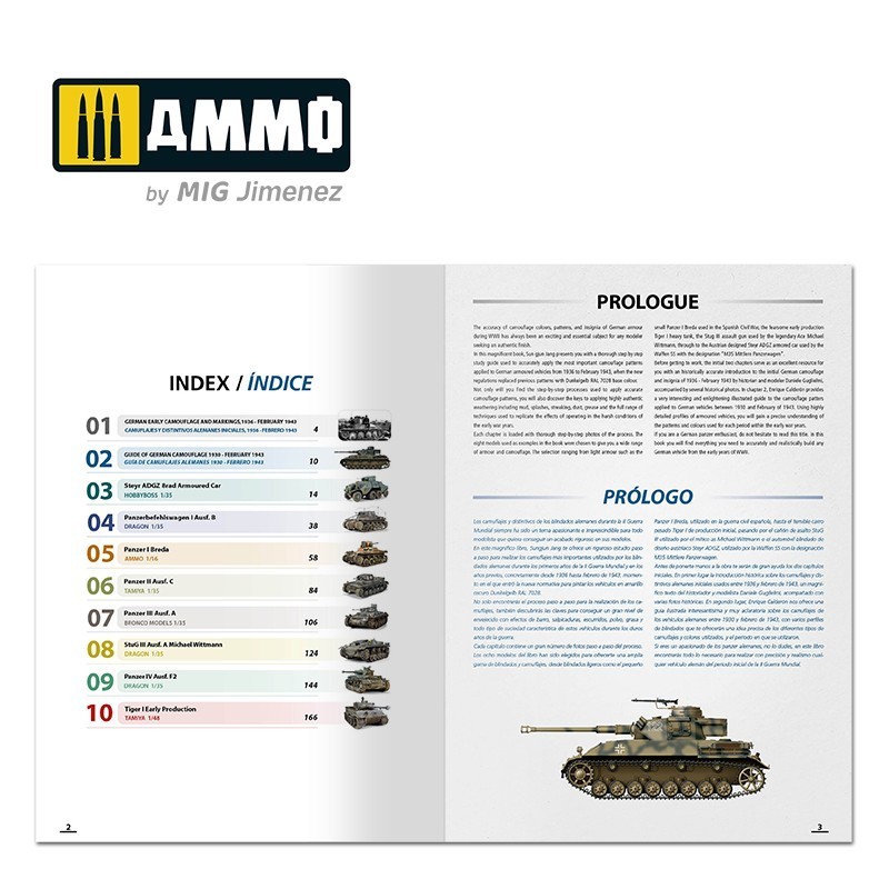 AMMO MIG 6037 How to Paint Early WWII German Tanks İKİNCİ DÜNYA SAVAŞI ALMAN TANKLARI İLK DÖNEM BOYAMA TEKNİKLERİ KİTABI