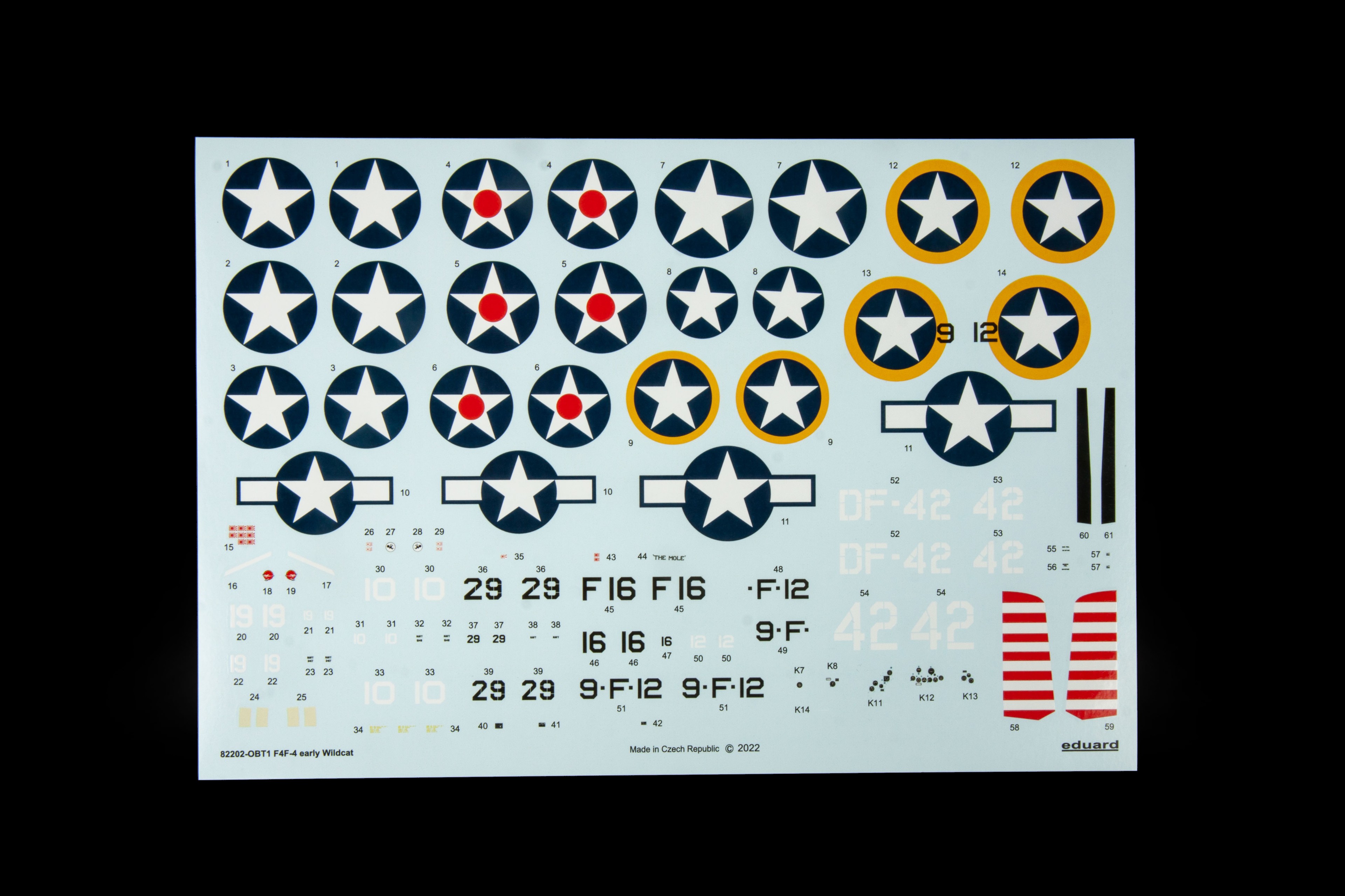 EDUARD 82202 1/48 F4F-4 Wildcat Early SAVAŞ UÇAĞI MAKETİ