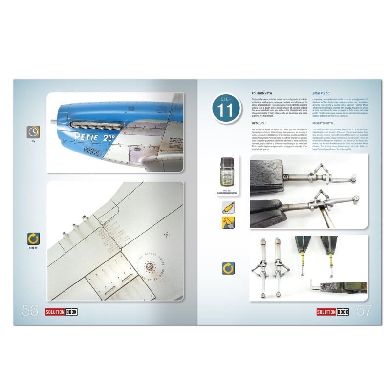 AMMO MIG 6532 How to Paint Metal Finished Aircraft - METAL YÜZEYLİ UÇAK BOYAMA TEKNİKLERİ KİTABI