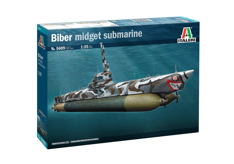 ITALERI 5609 1/35 Biber Midget Submarine DENİZLATI MAKETİ