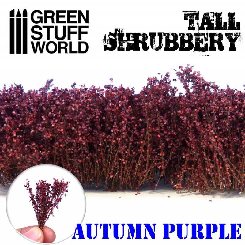 GREEN STUFF WORLD 9932 Tall Shrubbery Autumn Purple - MOR SONBAHAR UZUN ÇALILIKLARI