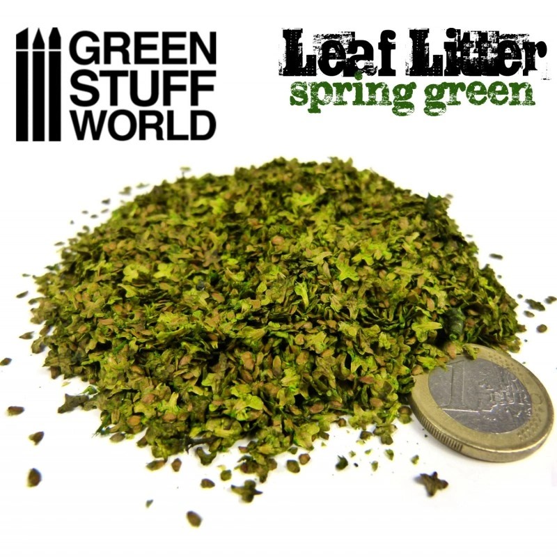 GREEN STUFF WORLD 1263 Leaf Litter - Spring Green KULLANIMA HAZIR YAPRAK