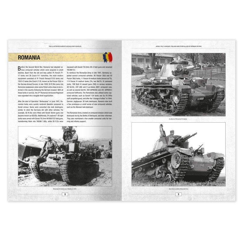 AMMO MIG 6308 The Illustrated Guide of Axis Military Vehicles - Mihver Kuvvetleri Araçlarına İlişkin Resimli Rehber