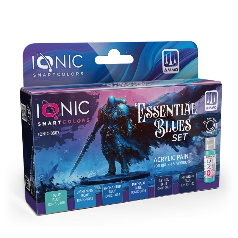 AMMO MIG 0507 IONIC Essential Blues Set - MAVİ BOYAMA SETİ