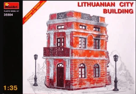 MINIART 35504 1/35 LITHUANIAN CITY BUILDING LİTVANYA ŞEHİR BİNASI MAKETİ