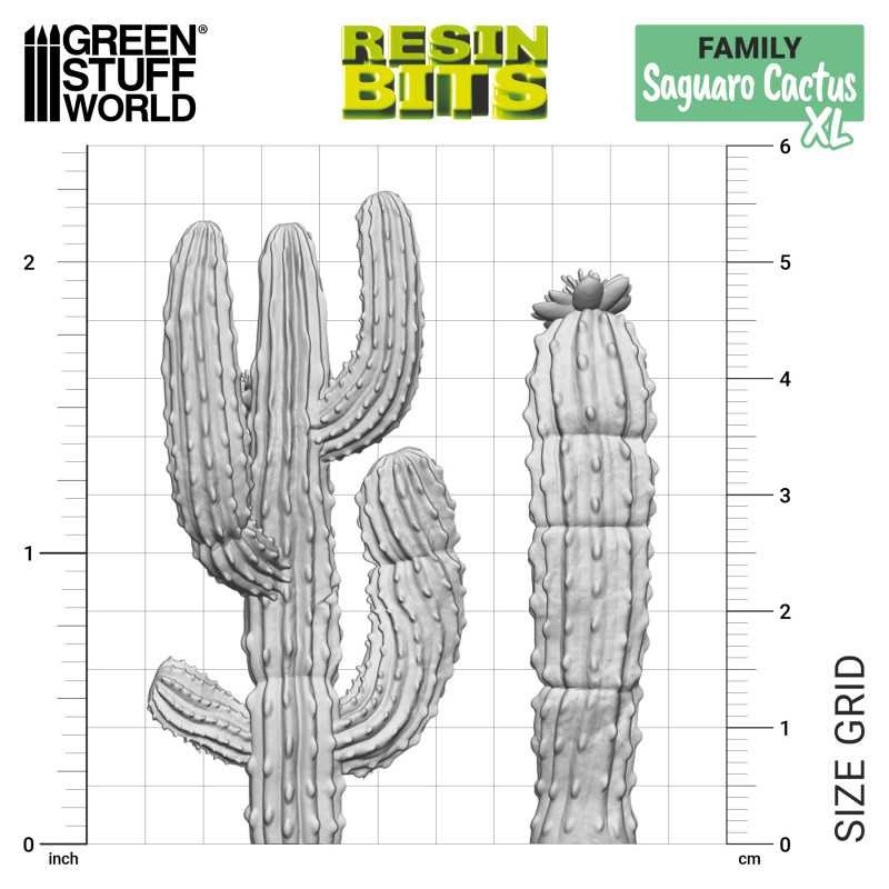 GREEN STUFF WORLD 12669 3D printed set - Saguaro Cactus XL SAGUARO KAKTÜSLERİ SETİ