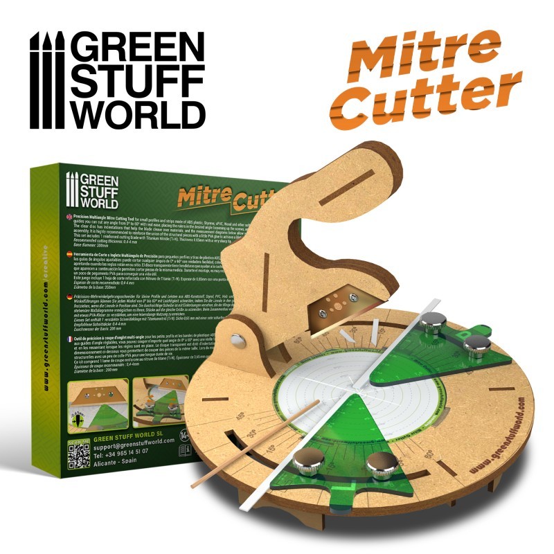 GREEN STUFF 11323 WORLD MITRE CUTTER TOOL ÖLÇERLİ AÇILI KESME ALETİ