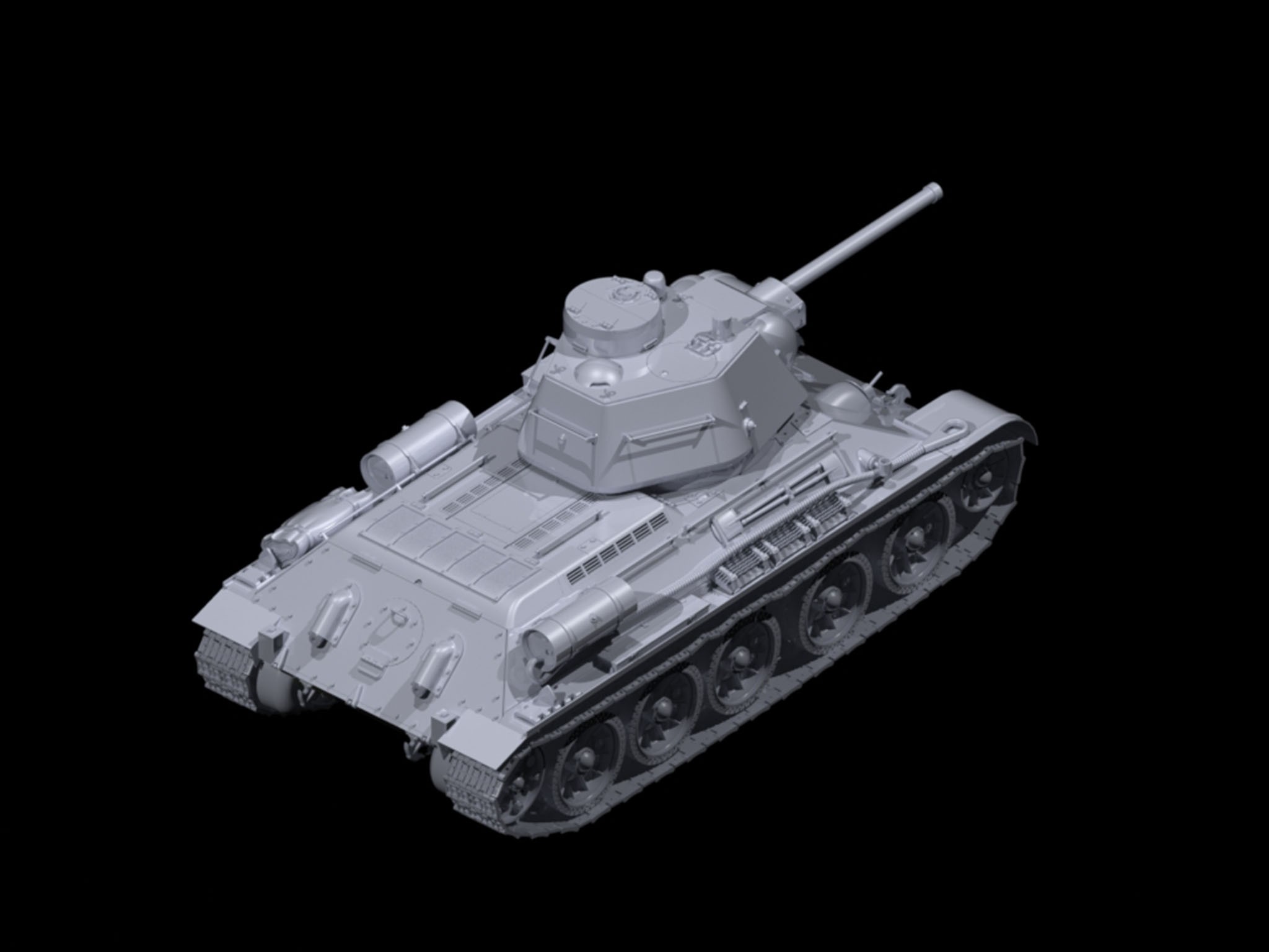 ICM 35366 1/35 T-34/76 SOVYET TANK MAKETİ