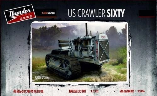 Thunder Model 35006 1/35 Market US Crawler Sixty PALETLİ ÇEKİCİ MAKETİ