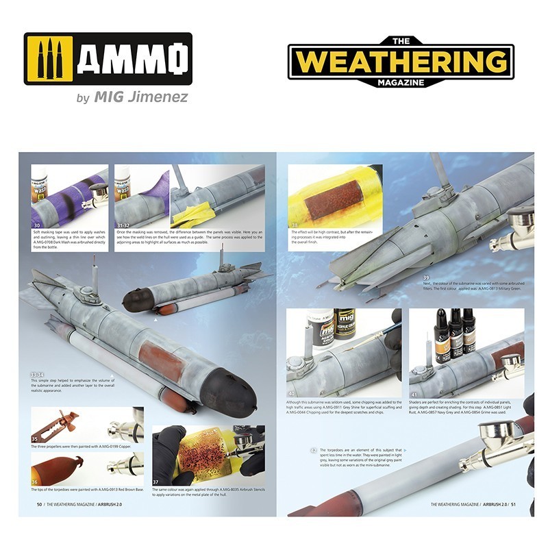 AMMO MIG 4536 THE WEATHERING MAGAZINE #37 – Airbrush 2.0 ENGLISH