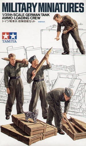 TAMIYA 35188 1/35 German Tank Ammo-Loading Crew İKİNCİ DÜNYA ALMAN TANK PERSONELİ FİGÜR MAKETİ