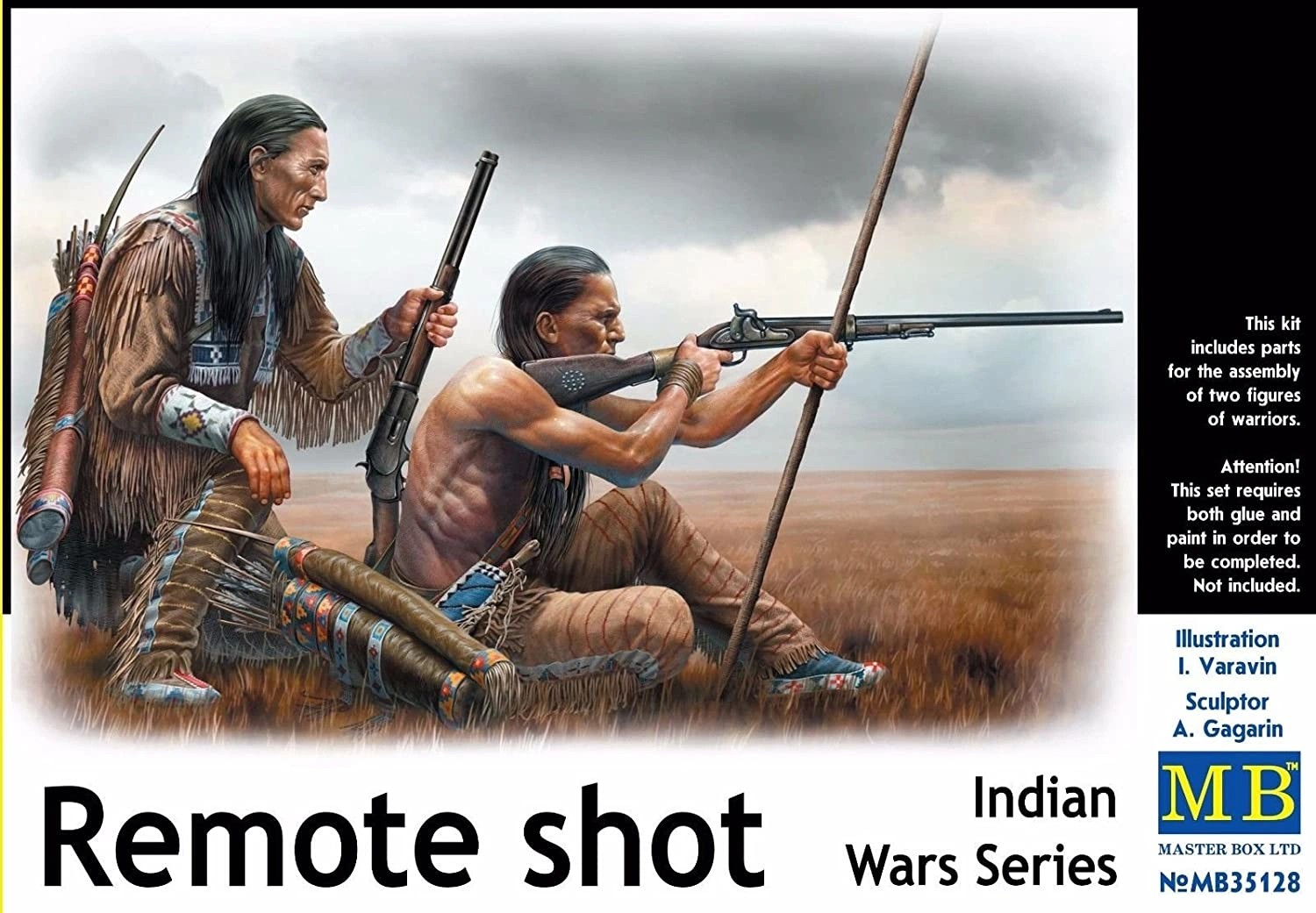 MASTER BOX 1/35 35128 "Indian Wars Series. Remote shot"