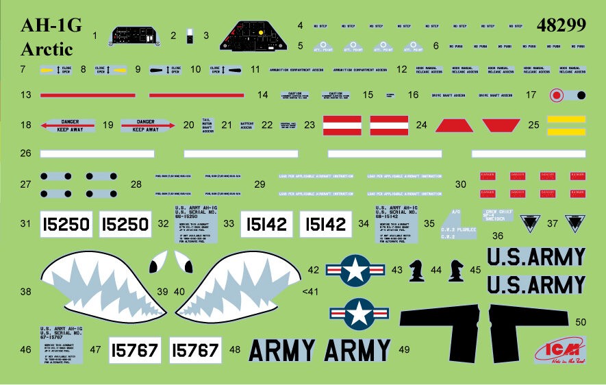 ICM 48299 1/48 AH-1G ‘Arctic Cobra’ ASKERİ HELİKOPTER MAKETİ