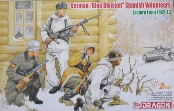 DRAGON 6674 1/35 GERMAN “BLUE DIVISION” SPANISH VOLUNTEERS EASTERN FRONT 1942-43 ALMAN ASKERLERİ FİGÜR MAKETİ