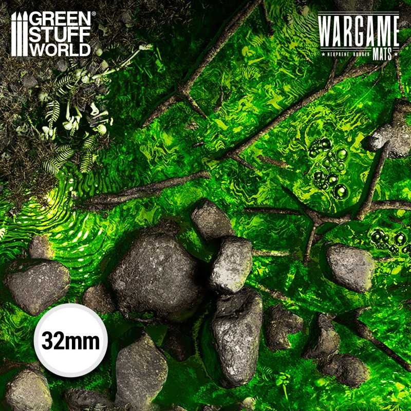 GREEN STUFF WORLD 6347 Neoprene Mat Boneblight Marsh (120x180cm) - MASAÜSTÜ OYUN MATI