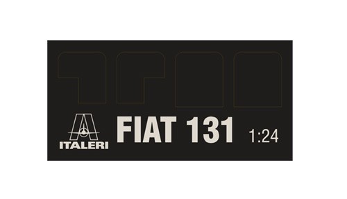 ITALERI 3667 1/24 FIAT 131 Abarth Rally OLIO FIAT YARIŞ ARABASI MAKETİ