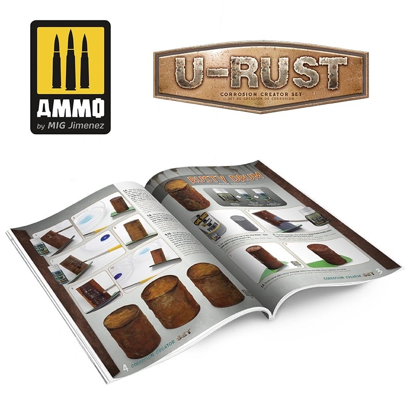 AMMO MIG 7460 U-Rust Corrosion Creator Set Pas ve Korozyon Seti