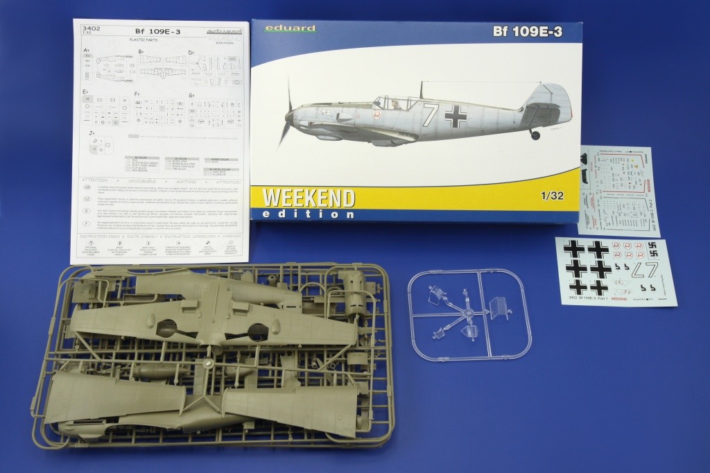 EDUARD 3402 1/32 Bf 109E-3 SAVAŞ UÇAĞI MAKETİ