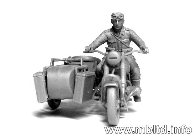 MASTER BOX 1/35 3548 "Kradsch\u00fctzen: German Motorcycle Troops on the Move"