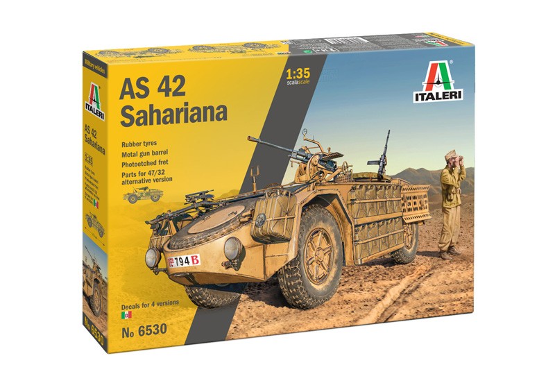 ITALERI 6530 1/35 AS.42 SAHARIANA ASKERİ KARA ARACI MAKETİ