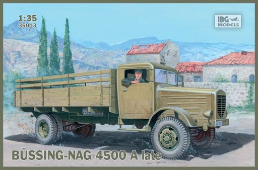 IBG MODELS 35013 1/35 BÜSSING-NAG 4500 A LATE İKİNCİ DÜNYA SAVAŞI ALMAN KAMYON MAKETİ