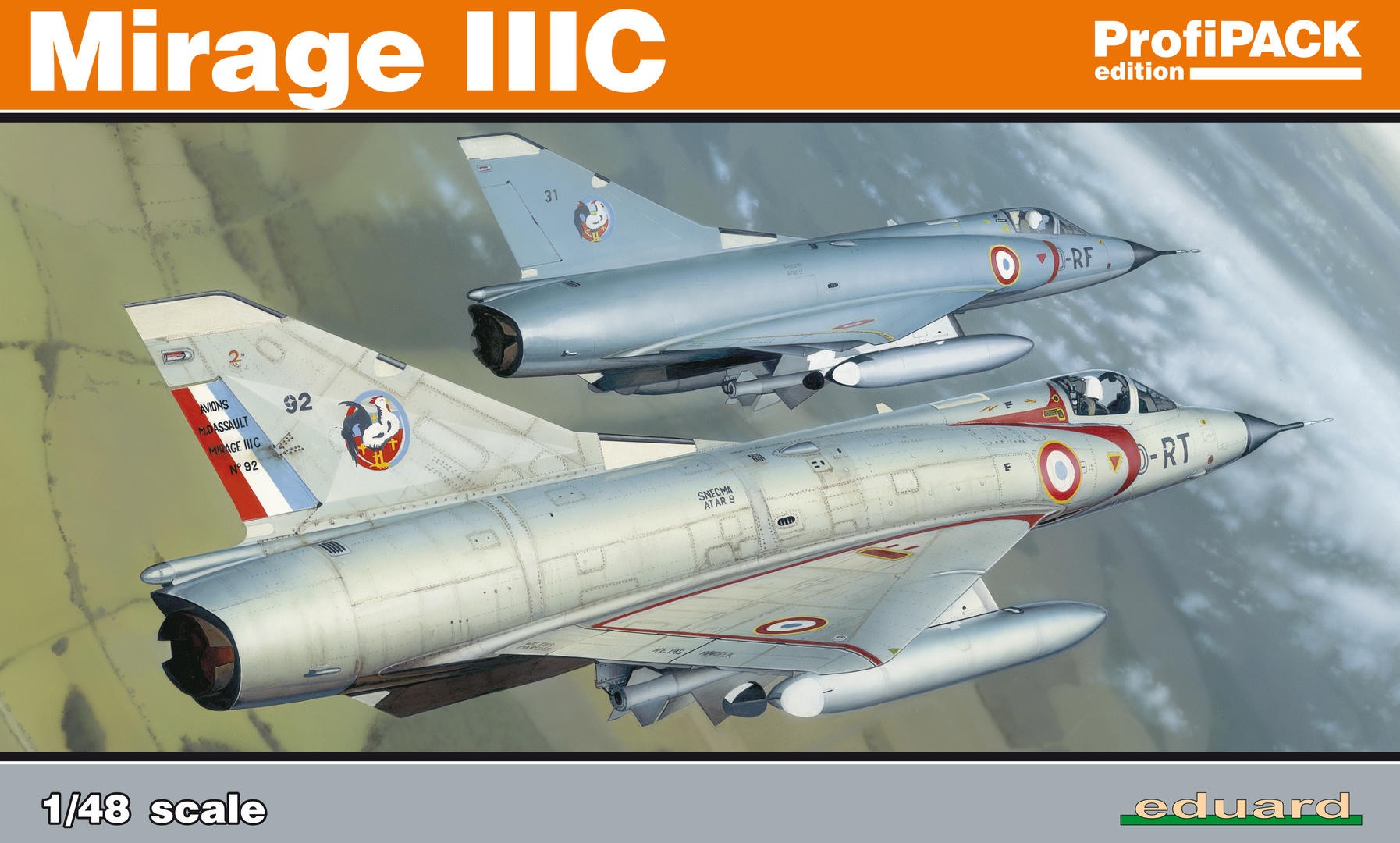 EDUARD 8103 1/48 Mirage III C SAVAŞ UÇAĞI MAKETİ