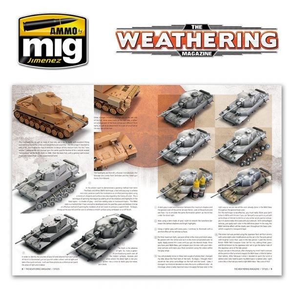 AMMO MIG 4511 THE WEATHERING MAGAZINE #12 – STYLES ENGLISH ÇEŞİTLİ MAKET BOYAMA TEKNİKLERİ DERGİSİ