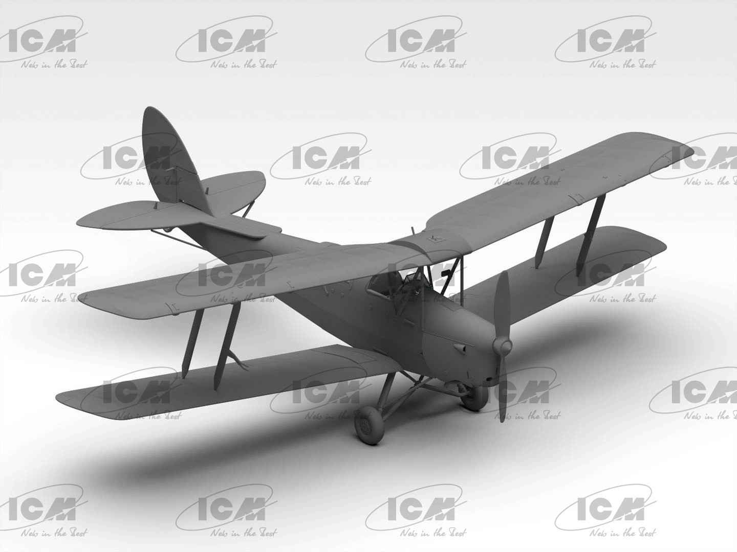 ICM 32035 1/32  DH. 82A Tiger Moth EĞİTİM UÇAĞI MAKETİ