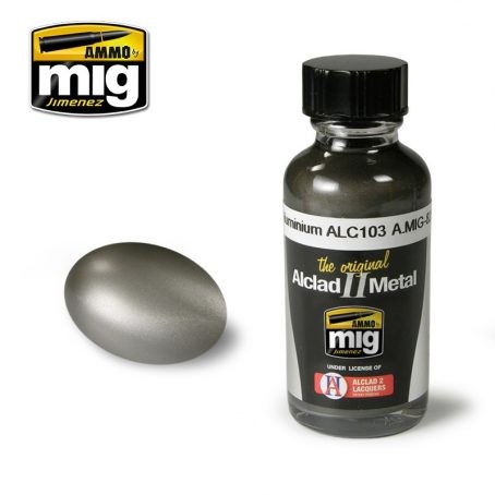 Ammo Mig ALCLAD II Süper Metalik Maket Boyası - 8203 DARK ALUMINIUM ALC103