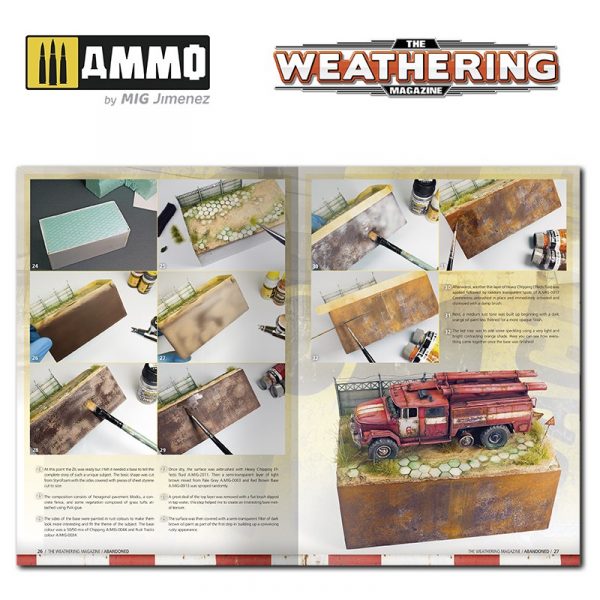 AMMO MIG 4529 THE WEATHERING MAGAZINE #30 – TERK EDİLMİŞ ARAÇLARI BOYAMA TEKNİKLERİ DERGİSİ