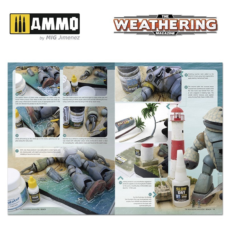 AMMO MIG 4530 THE WEATHERING MAGAZINE #31 – Beach  ENGLISH